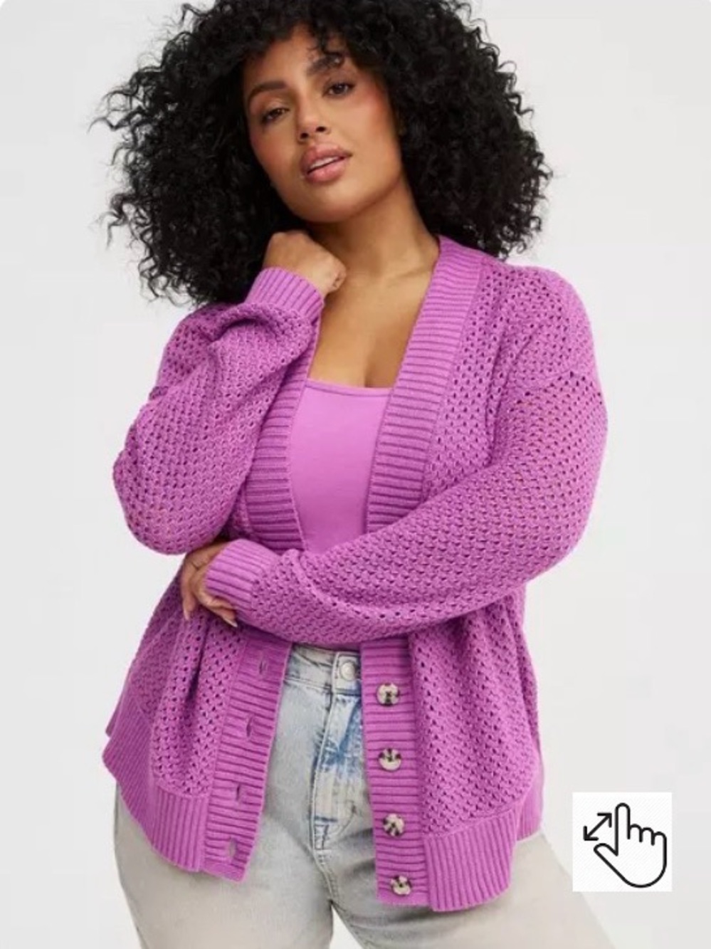 NWT Torrid Open Stitch Cardigan